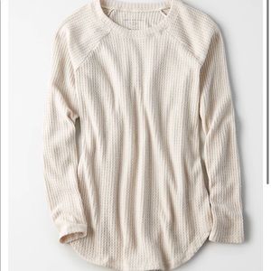 American Eagle Waffle Shirt